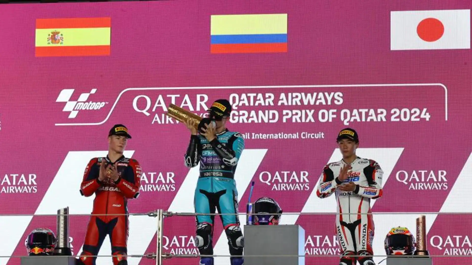 David Alonso se lleva la primera del año en Moto3