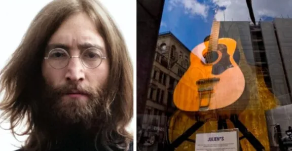 Wow: Subastan "guitarra perdida" de John Lennon en increíble suma de dinero