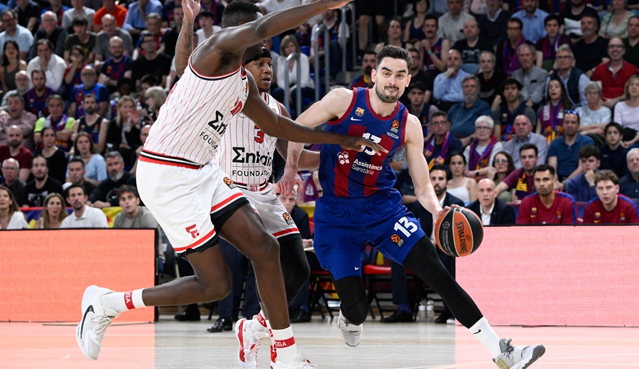 El Barça cae en el quinto partido y el Olympiacos jugará la Final Four