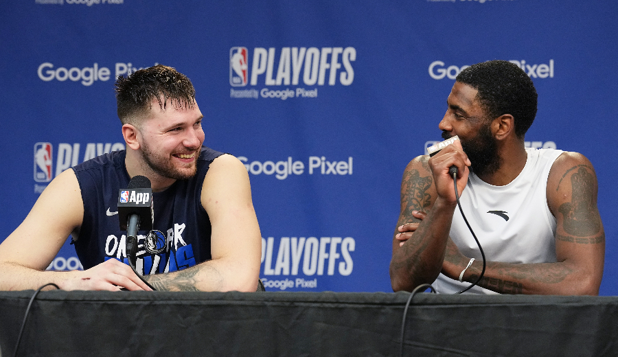 La felicidad de Luka Doncic y Kyrie Irving tras meterse en las Finales del Oeste