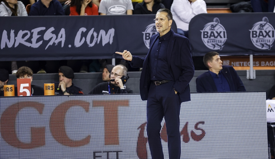 Las palabras de Pedro Martínez tras la derrota del BAXI Manresa en Zaragoza