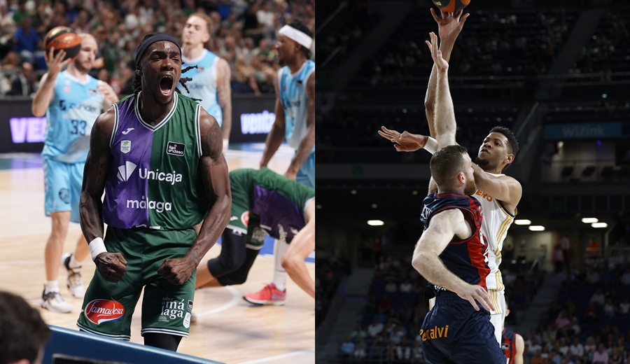 El Unicaja Málaga finaliza la liga regular primero y el Real Madrid deja sin playoffs a Baskonia