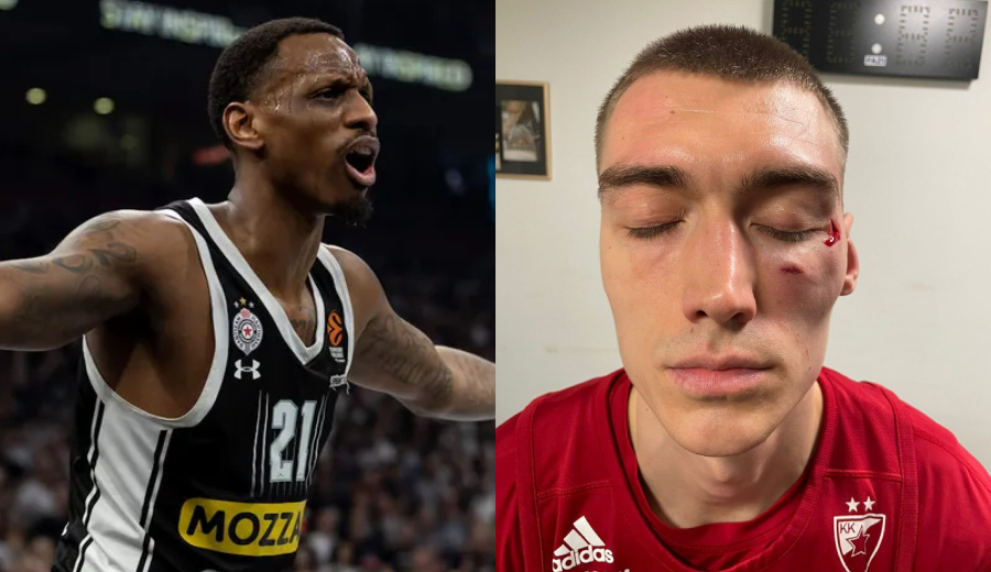 El Estrella Roja denuncia una agresión de James Nunnally a Lazarević antes del derbi serbio