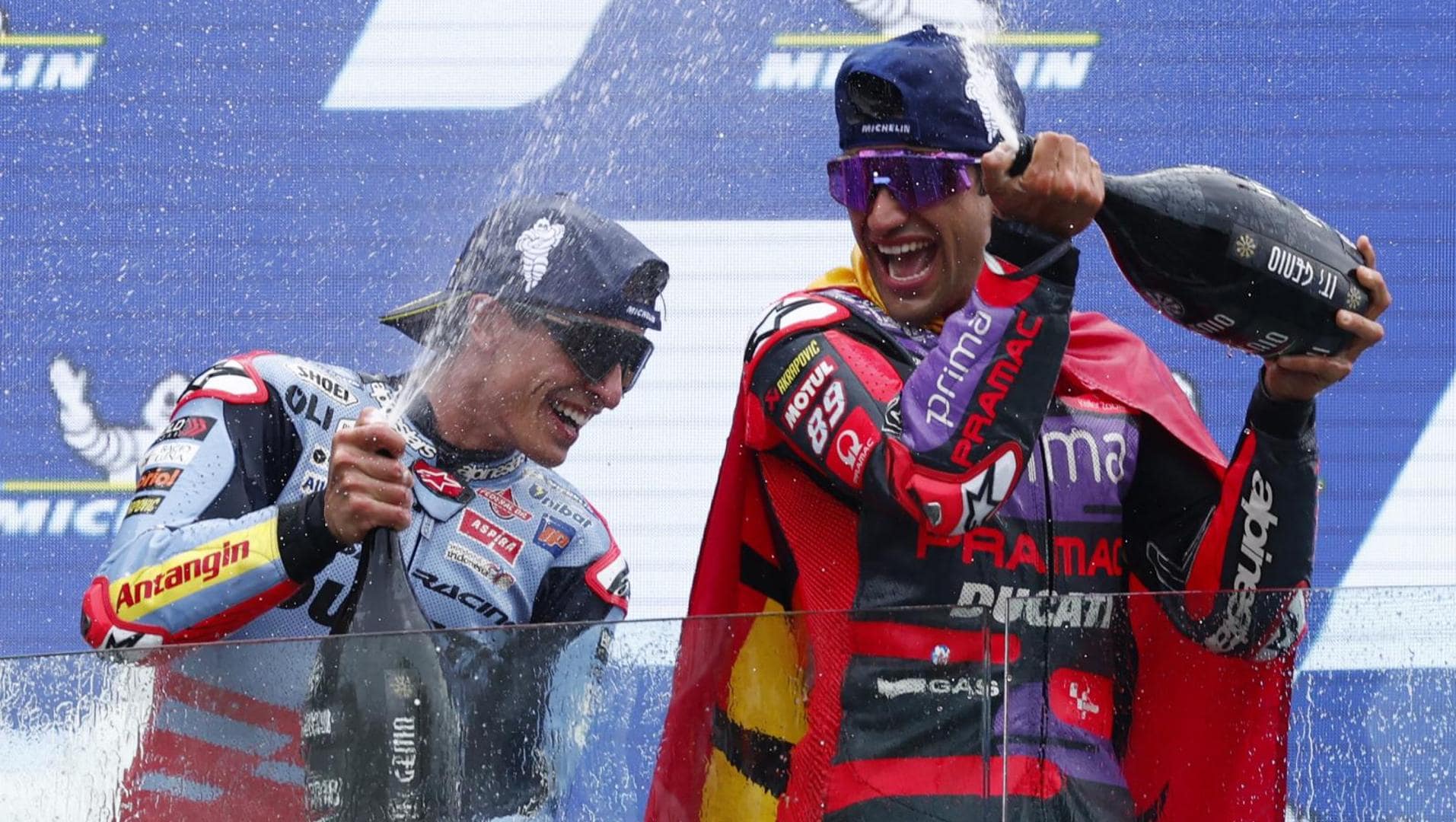 Jorge Martín triunfa en Le Mans por delante de un gran Marc Márquez