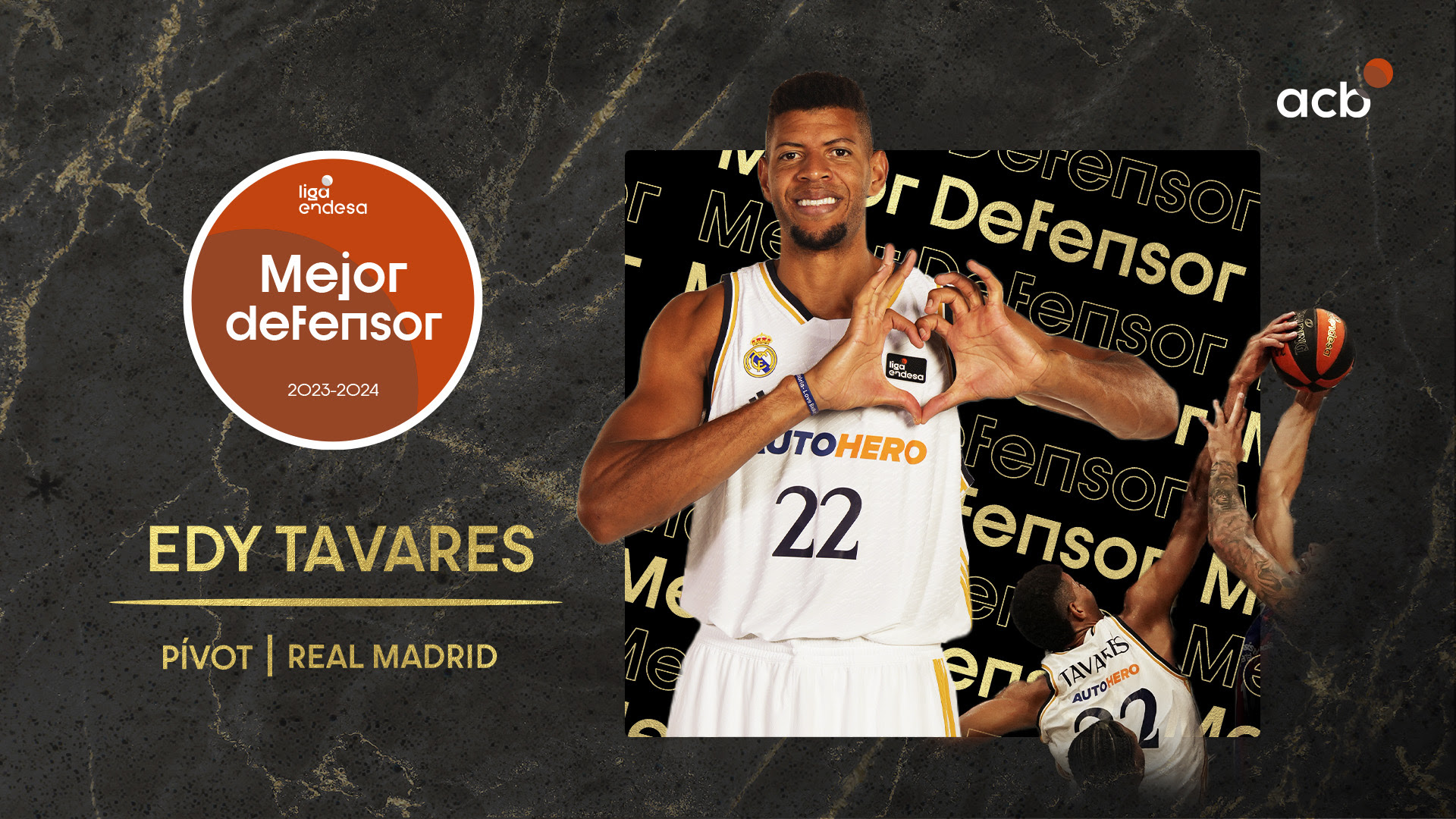 Edy Tavares, elegido Mejor Defensor de la Liga Endesa 2023-24