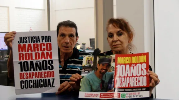 Padres de Marco Roldán insisten en que hubo graves errores en la búsqueda de su hijo
