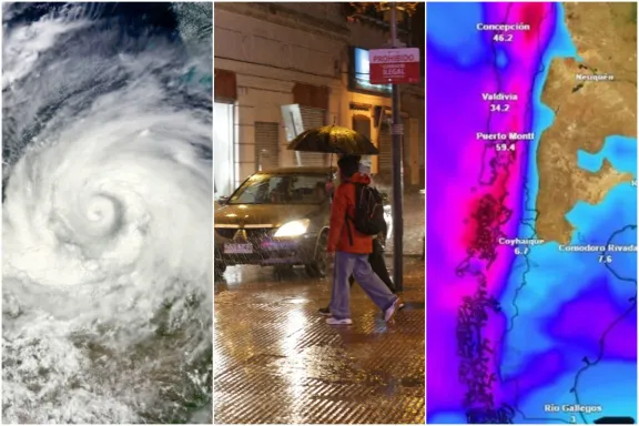 Ciclón que se aproxima a Chile dejará 150 mm de lluvia: ¿En qué regiones se esperan precipitaciones?