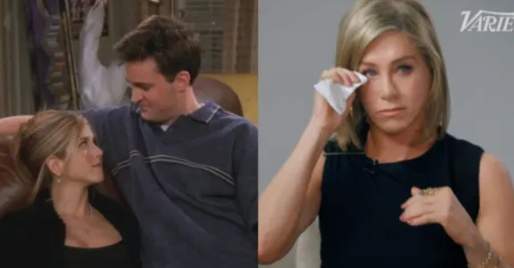 (Video) Aún duele: Jennifer Aniston se emociona hasta las lágrimas al recordar a Matthew Perry