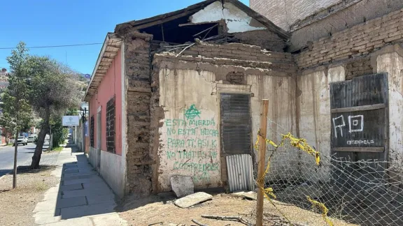 Solicitan a municipio de Ovalle que demuela casa abandonada y en riesgo de derrumbe