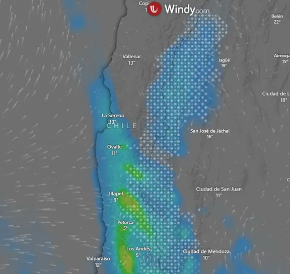 ¡Más aguita! Pronostican posibles precipitaciones para la conurbación La Serena y Coquimbo