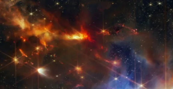 Wow: Telescopio James Webb observó un fenómeno estelar nunca antes visto