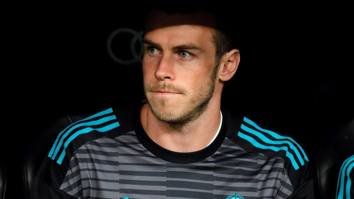 Gareth Bale, en el banquillo