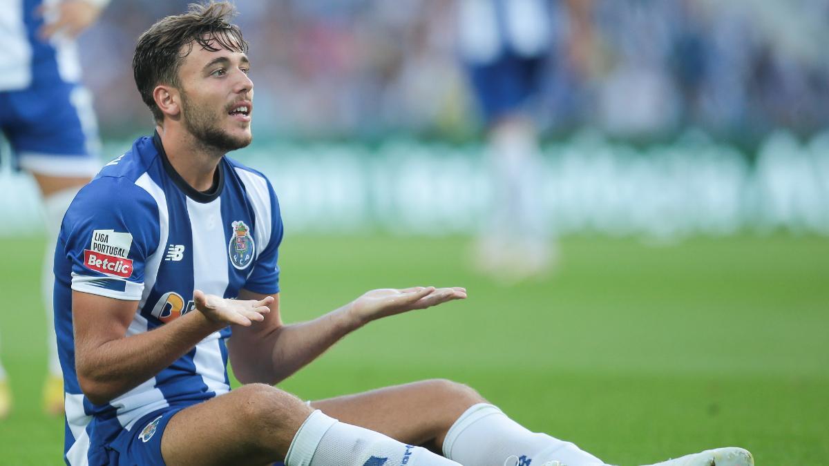 Nico González, con la camiseta del Porto