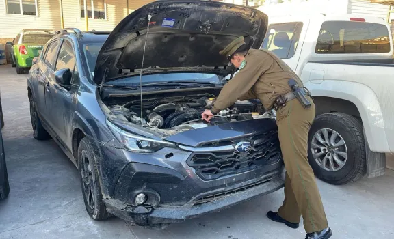 Vehículo recuperado por Carabineros sería clave para aclarar al menos seis robos en Ovalle y la conurbación