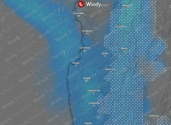 ¿Vuelven las lluvias? posibles precipitaciones afectarían a La Serena y Coquimbo durante este fin de semana