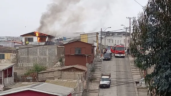 Dos incendios movilizaron a Bomberos en Coquimbo la mañana este martes