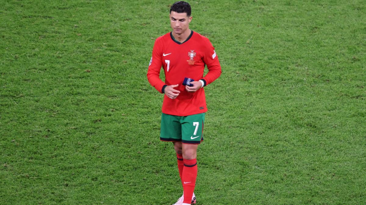 Cristiano Ronaldo, tras ser eliminado de la Eurocopa
