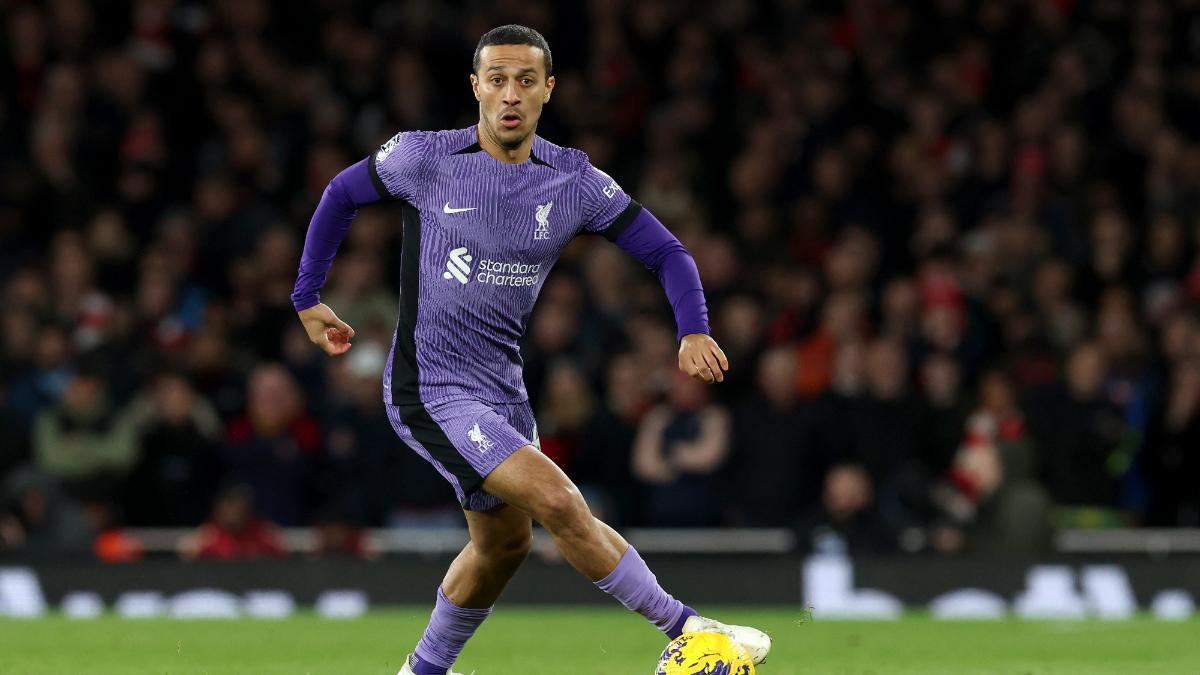 Thiago Alcántara, en su último partido contra el Arsenal
