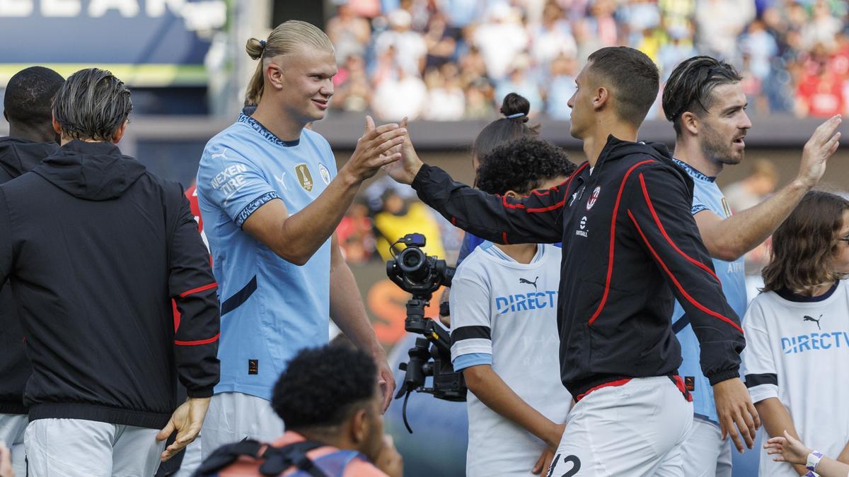 Haaland fue uno de los protagonistas del partido