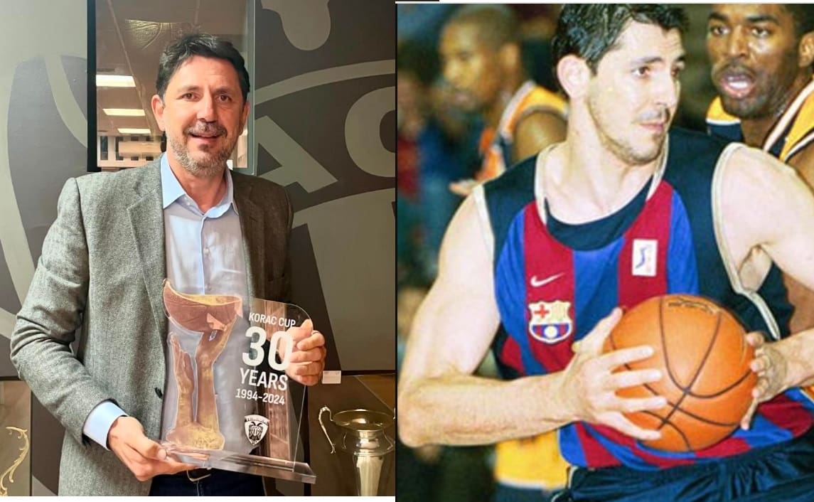 Recordamos con el pívot griego su paso por el Barça