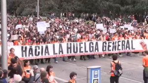 CCOO y UGT anuncian una huelga general antes de las elecciones del 29 de noviembre