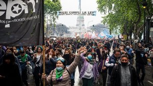 Estudiantes terciarios reclaman organización y una huelga general contra el ajuste de Milei y Jorge Macri