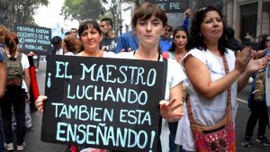 Paro docente en Buenos Aires por rechazo a la propuesta salarial de Kicillof