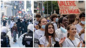 Protestas estudiantiles contra los recortes educativos se intensifican en Bélgica